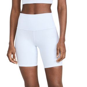 Alo Yoga - High-Waist Bike Shorts in White